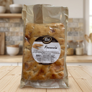 Tissi 200g x 10 pièces Pain Focaccia Savoureux Texture Moelleuse Fabriqué à partir de Farine de Blé Emballage en Sac Italie Fraîchement Cuit au Four Modèle 701101 - Product Image 2