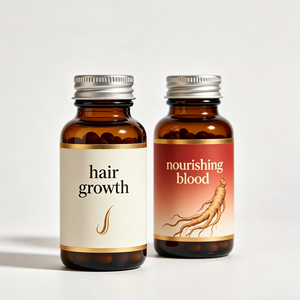 Cápsulas Duras para el Crecimiento del Cabello de Primera Calidad, Nutrición Múltiple, Fortalecen <span class=keywords><strong>la</strong></span> Raíz del Cabello, Nutrición Diaria, Empaque con Logotipo Personalizado - Product Image 3