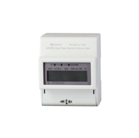 Medidor eléctrico inteligente monofásico con pantalla LCD RS485 Modbus RTU y medidor de energía de riel Din de relé bidireccional incorporado
