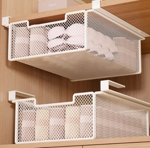 Panier coulissant pour placard, organisateur de soutien-gorge, de sous-vêtements et de chaussettes pour tiroir, panier suspendu pour commode, rangement pour femmes - Product Image 3