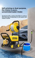 Nettoyeur de voiture électrique haute pression pour usage domestique 220V, pistolet à eau haute puissance, nettoyeur robuste, pompe de lavage de voiture portable pressurisée 140