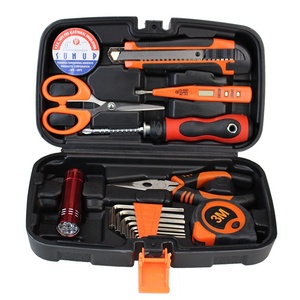 Ensemble d'outils à main multifonctionnels pour la maison, 17 pièces, kit de réparation domestique avec boîte de rangement portable pour l'entretien quotidien et les travaux de bricolage - Product Image 2