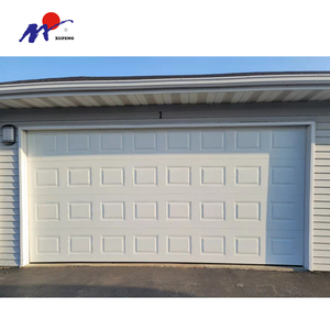 باب مرآب أوتوماتيكي معاصر 9×8 من الخشب الصلب مع انزلاق جانبي وفولاذ مقاوم للصدأ - Product Image 6