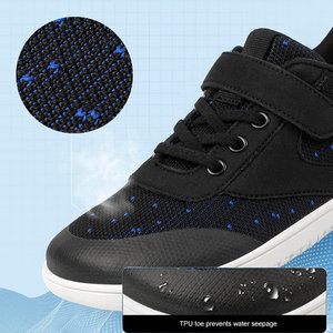 Venta al por mayor cómodos zapatos deportivos casuales para niños transpirable diseño descalzo con punta ancha para caminar al aire libre - Product Image 3