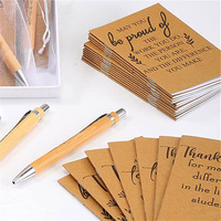 Carnet de notes personnalisé en papier kraft Maiwei, bloc-notes motivant, petit cahier d'exercices pour étudiants, cadeau, logo imprimable
