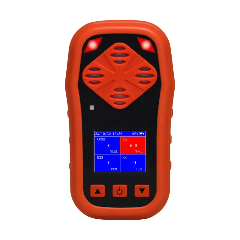 Yauan detektor Monitor Gas portabel CDX4, detektor Monitor portabel Multi mudah terbakar 4 dalam 1