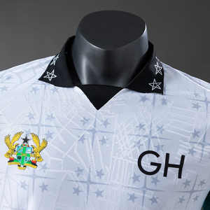 Camiseta Deportiva de Fútbol Ghana Estrella Negra 2026 <span class=keywords><strong>para</strong></span> Local/Visitante, Transpirable, Talla Grande, Manga Corta, <span class=keywords><strong>para</strong></span> Hombre - Product Image 2