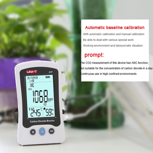 Moniteur de qualité de l'air UNI-T A37, détecteur numérique de dioxyde de carbone, 400ppm~5000ppm, compteur de CO2, détection par principe NDIR, capteur de CO2 L55 - Product Image 3