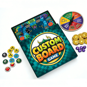 Custom Printed Board Game OEM Factory High Quality Card Game Production Service for Kids Fun Family Entertainment - Product Image 2