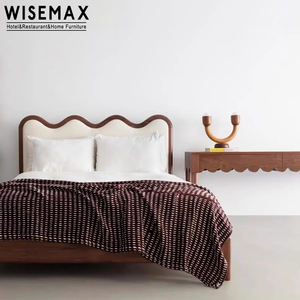 WISEMAX, muebles de dormitorio <span class=keywords><strong>Vintage</strong></span>, tocador de maquillaje de madera, <span class=keywords><strong>mesa</strong></span> de nogal ondulado, <span class=keywords><strong>mesa</strong></span> de consola de <span class=keywords><strong>TV</strong></span>, muebles de sala de estar - Product Image 3