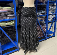 Nouvelle Robe Longue Chic Française à Pois Col Montant en Polyester 2026 – Élégante pour le Bureau et les Fêtes, Coupe Ajustée Cintrée à la Taille