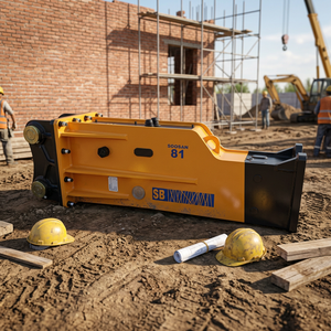 Venta Directa de Fábrica: Martillo Hidráulico SB81 con Certificación CE ISO para Excavadoras de 18-26 Toneladas, Diámetro de Cincel de 140 mm, 1766 kg - Product Image 1