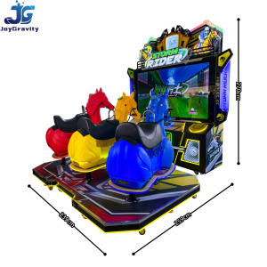 Máquina de Carreras de Caballos Operada con Monedas para 3 Jugadores, Simulador de Movimiento Dinámico para Parques de Diversiones - Product Image 5