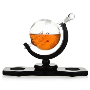 2022 <span class=keywords><strong>en</strong></span> <span class=keywords><strong>ligne</strong></span> Offre Spéciale 28OZ Globe <span class=keywords><strong>en</strong></span> verre carafe à whisky <span class=keywords><strong>en</strong></span> verre avec expédition ancienne. - Product Image 4