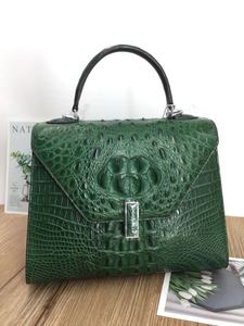 กระเป๋าถือสะพายไหล่หนังจระเข้แท้คุณภาพสูงสำหรับผู้หญิง ดีไซน์หรูหราทันสมัย - Product Image 3