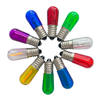 Ampoule LED E14 B19 PVC Papaya DC14V 3 LED à changement de couleur pour la décoration d'église, luminaires d'extérieur, ampoule étanche