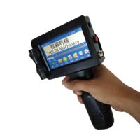 Impresora de Inyección de Tinta Portátil Manual con Pantalla Táctil Multi-idioma, Tanque de Tinta Recargable, para Cartón de Huevos Flexible, Plástico y Acero, con Fecha de Caducidad