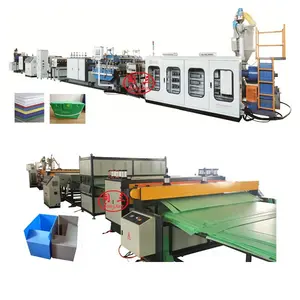 Corrugated Plastic Corflute PP Hollow Sheet Production Line used in Bottle Divider PP Pallet Layer Pad