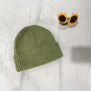 Gorro de punto de mezcla de lana, cálido, resistente al viento, plegable, informal, para hombre, otoño e invierno, aislamiento térmico, estilo adulto - Product Image 2