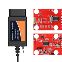 Escáner USB OBD2, Elm327, USB para Ford PIC18F25K80 FT232RL Chip, escáner de diagnóstico ECU de coche convertido a la MS-CAN DE LA HS-CAN