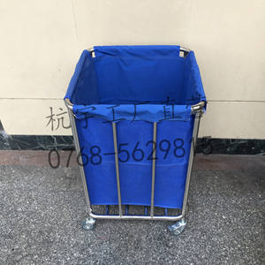 Carro de Acero Inoxidable para Hospital, para Residuos, Ropa Sucia, Ropa de Cama, Basura, Cuidado Matutino, Limpieza (Montaje y Desmontaje) - Product Image 4