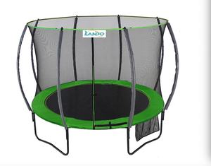 <span class=keywords><strong>Trampoline</strong></span> Citrouille Ronde Verte Enfants En Plein Air Avec <span class=keywords><strong>Filet</strong></span> De Sécurité Extérieur Et Sac À Chaussures À Vendre - Product Image 1