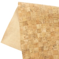 INFOCORK Personnalisable Portugal Bamboo-Carré Vintage Tissu de liège épais-Support T/C Remplaçable | Fabricant Direct