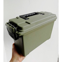 Boîte de munitions à coque dure étanche et antichoc pour la chasse en plein air Boîte de balles en plastique personnalisable pour le stockage sportif