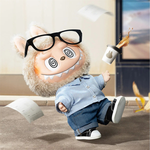 Bambola grande 40cm Pop Mart i mostri Labubu Flip con Me giocattolo da collezione bambole di peluche in vinile regalo decorazione per <span class=keywords><strong>la</strong></span> casa - Product Image 6