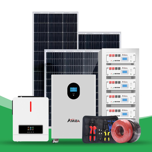 1kw 3kw 5kw 10kw 15kw 20kw 30KW 50KW Off-Grid Hybrid <b>Solar</b> <b>Power</b> System/Home <b>Kit</b> 3000W 5000W Battery AMB-JCBG51.2V100AH <b>Solar</b> En - Product Image 1