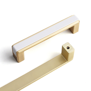 Oukali European Modern Double Color <strong>Funky</strong> Furniture Handle Kitchen <strong>Drawer</strong> Wardrobe <strong>Knobs</strong> and Handle Pull - Product Image 3