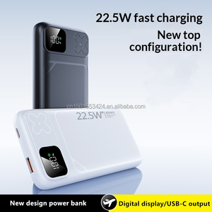 <span class=keywords><strong>Batería</strong></span> <span class=keywords><strong>Externa</strong></span> Portátil Económica y Ligera de 20000 mAh, Carga Rápida de 22.5 W, LED Digital, PD 20 W, USB-C - Product Image 4