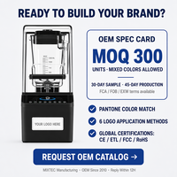 Fabricante OEM de Licuadoras Comerciales de 1300W para Smoothies - Color y Logotipo Personalizables, MOQ Negociable, Muestra Gratuita, Evaluación