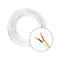 Câble électrique intérieur souple en cuivre H03VVH2-F RVV 2192Y 2*0.5/2*0.75mm² 300/300V avec conducteur en cuivre souple et gaine PVC, certifié CE, pour rouleaux de fil de cuivre