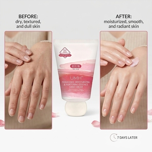 Crème pour les mains hydratante, blanchissante et nourrissante, sans cruauté, sans huile, pour les mains sèches et gercées, parfum gardénia, <span class=keywords><strong>vaseline</strong></span>, rose rose - Product Image 1