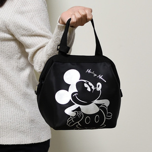 Bolsa térmica personalizada negra para picnic, aislada y reutilizable, tipo bento, para aventuras al aire libre, bolsa de almuerzo. - Product Image 1