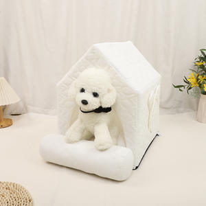 Cartoon <span class=keywords><strong>Cave</strong></span> Cute Dogs Haustiere Katzen Haus für Winter Pet House - Product Image 3