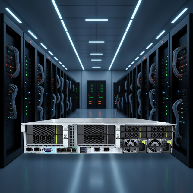 Multi-Purpose 7xSingle-Width Accelerator 2xNVMe SSD Mixed Storage Business Rack Server Hardware Rack Server