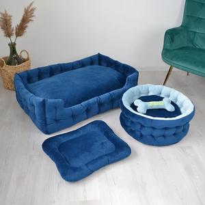 Neues verbessertes Haustier Katze Hund Chaiselongue Bett Sofa Komfortable Nacken pflege Kissen Design Luxus Hunde bett - Product Image 2