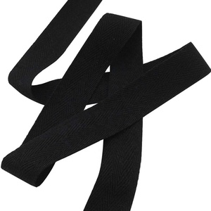<span class=keywords><strong>Ruban</strong></span> en <span class=keywords><strong>sergé</strong></span> de coton 1/2 pouces, sangle en coton <span class=keywords><strong>noir</strong></span> - Product Image 3