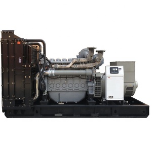 Groupe électrogène diesel silencieux à châssis ouvert 800 kW 1000 kVA monophasé 480 V avec démarrage automatique, <span class=keywords><strong>alternateur</strong></span> CC refroidi par eau - Product Image 3