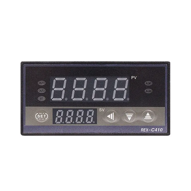 Régulateur de température pour thermocouple à double sortie, relais de type REX C410 k SSR indicateur thermométrique