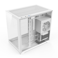 White Gaming PC Case New Design ATX MATX ITX Desktop Computer Chassis with Side Tempered Glass