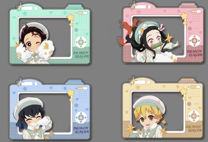 Huanyao <span class=keywords><strong>Culture</strong></span> & Creation Demon Slayer Chasing Light Series Tarjetas Transparentes - Product Image 2