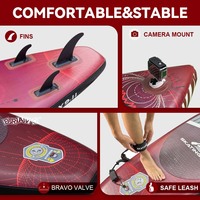 Skatinger 2025 Nouvelle planche de surf gonflable Drop Stitch, planche de paddle, SUP gonflable de 11,6 pieds, planche de paddle tout usage à vendre
