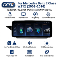 Écran tactile Linux 12,3 pouces avec Carplay pour Mercedes Benz Classe E W212 W213 RHD LHD 2009-2015 Lecteur de musique de voiture Radio stéréo