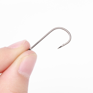 HUAEN Hameçon de pêche assisté en acier haute teneur en carbone, <span class=keywords><strong>taille</strong></span> personnalisable, avec œillet TOMARU, pour carpe, poisson-chat, brochet, matériel de pêche japonais - Product Image 3