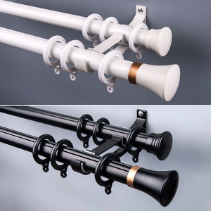 IKSUN OEM ODM <span class=keywords><strong>Rideau</strong></span> <span class=keywords><strong>de</strong></span> <span class=keywords><strong>douche</strong></span> en aluminium métallique simple et tendance à tension bon marché pour salle <span class=keywords><strong>de</strong></span> bain - Product Image 3