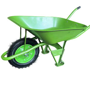 Carretilla <span class=keywords><strong>de</strong></span> Jardín Metálica Multiusos con Capacidad <span class=keywords><strong>de</strong></span> Carga <span class=keywords><strong>de</strong></span> 150 kg, con Neumático 3.50-8, para Cosecha Agrícola y Desechos <span class=keywords><strong>de</strong></span> Jardín, Logotipo Personalizado OEM - Product Image 1