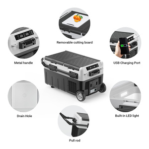 <span class=keywords><strong>Réfrigérateur</strong></span> solaire à double zone 30-50L pour camping-car, compresseur, glacière portable pour le camping en plein air - Product Image 3